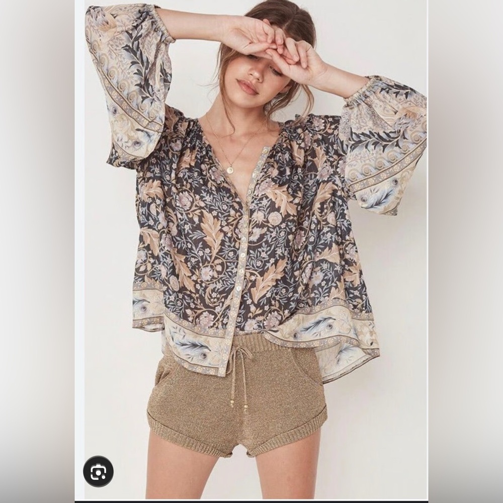 Spell & the Gypsy Oasis Blouse Nightshade Small